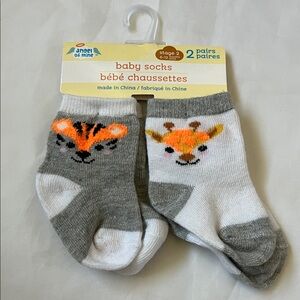 “Bundle 10/$13” newborn Baby girl boy socks - Gray and White 6-12 months